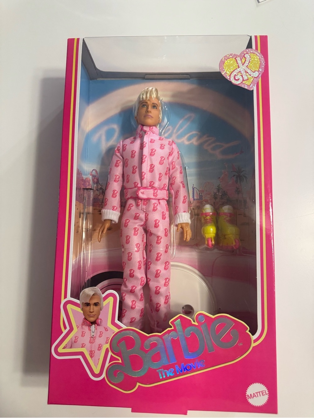 Mattel Barbie Pink Retail Box Bottom with Logos